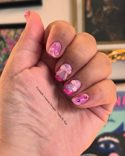 Custom Press On Nail Set